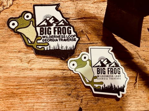 Big Frog Wilderness Loop Patch & Decal